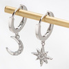 Brand asymmetrical universal earrings