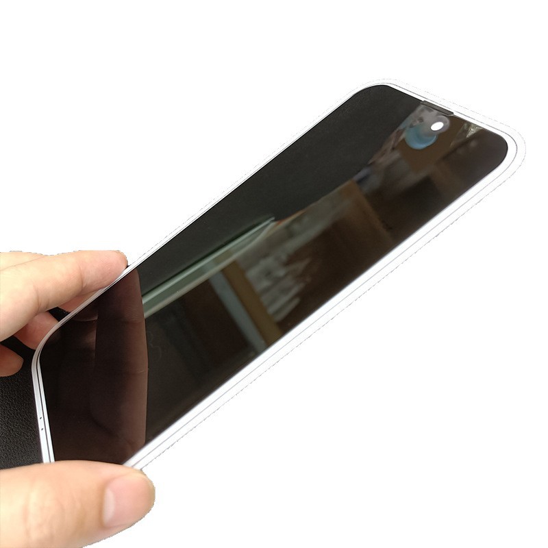 Aplicable a Apple 17Promax sin bordes película 15 luz violeta / verde iphone 16pro una película de endurecimiento a prueba de polvo