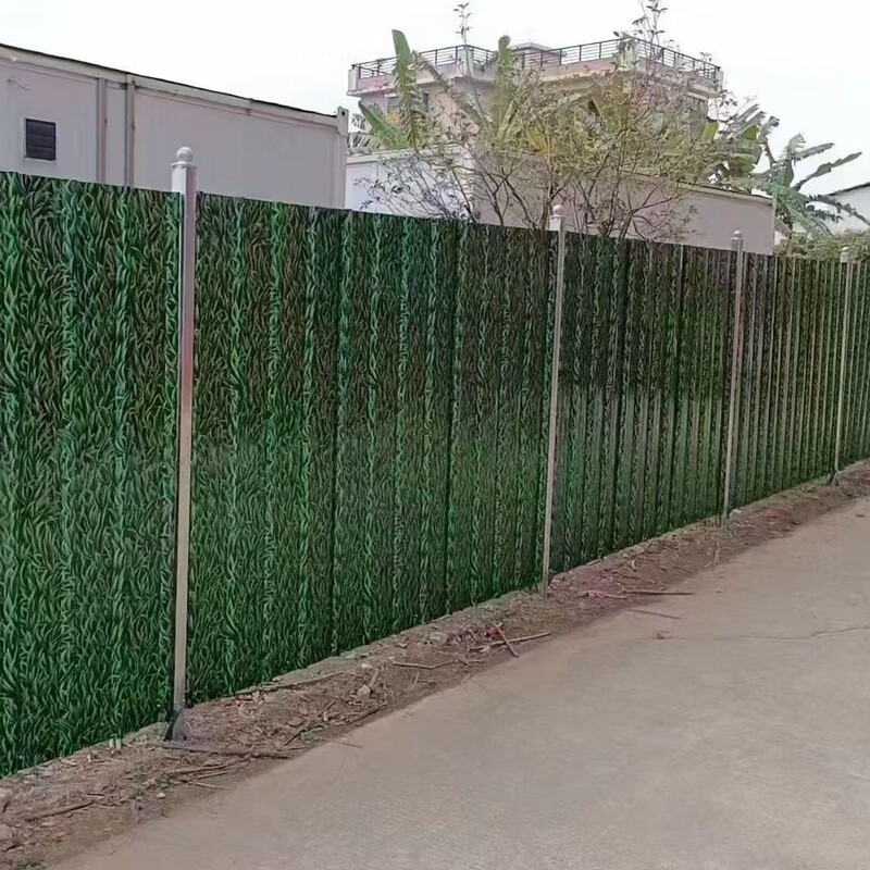 In-Stock Wholesale Small Grass Board Color Steel Tile Fences Temporary Construction Barriers Subway Isolation Panels