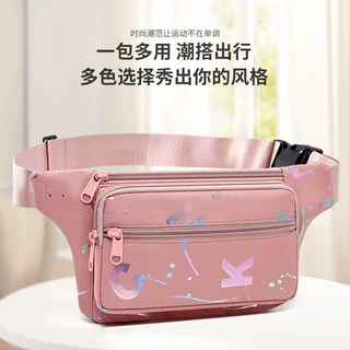 手机腰包女士放手机包包2025新款高颜值轻便多层户外跑步运动腰包