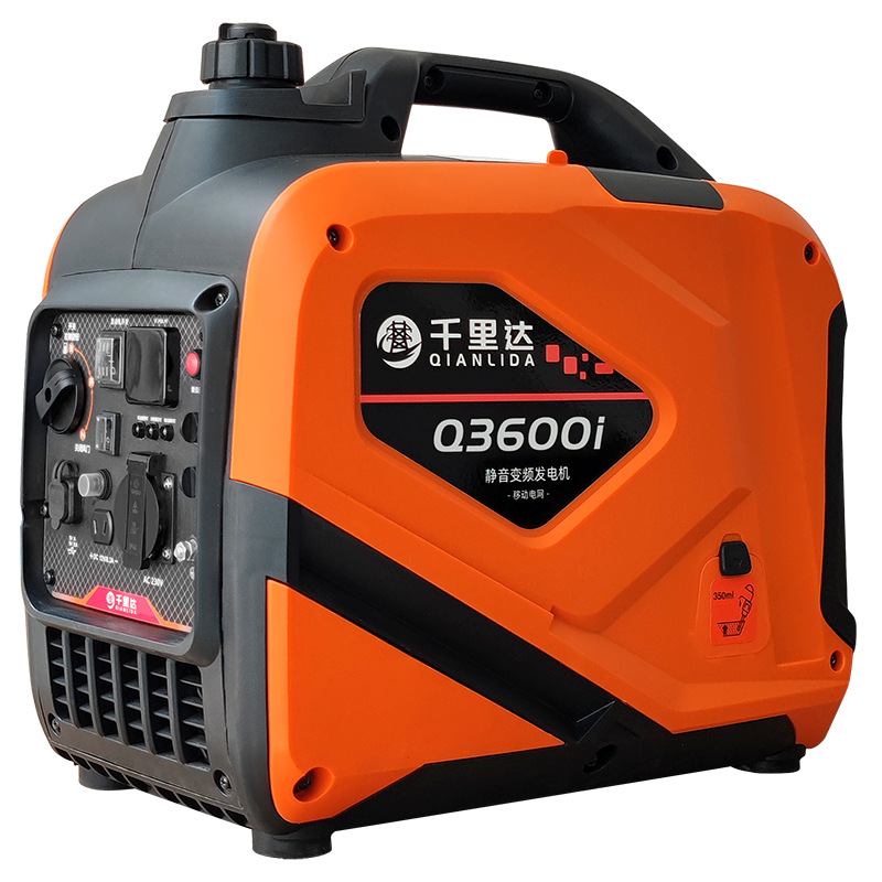 千里达220伏汽油发电机静音变频2/3/5kw家用小型家用户外商用摆摊