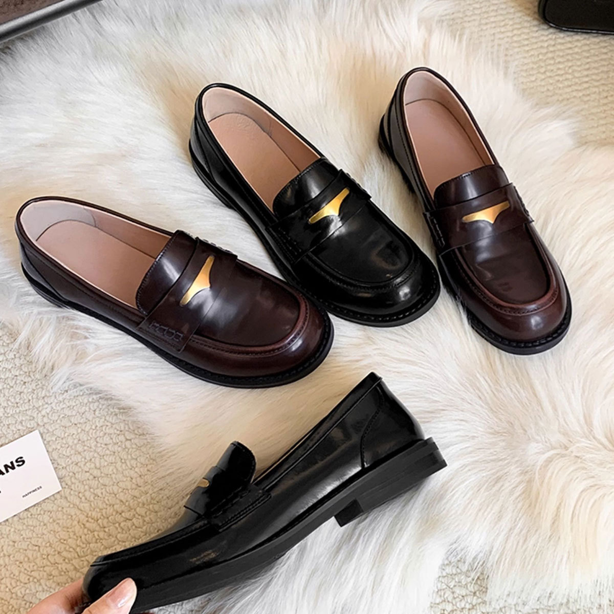 Autumn retro loafers