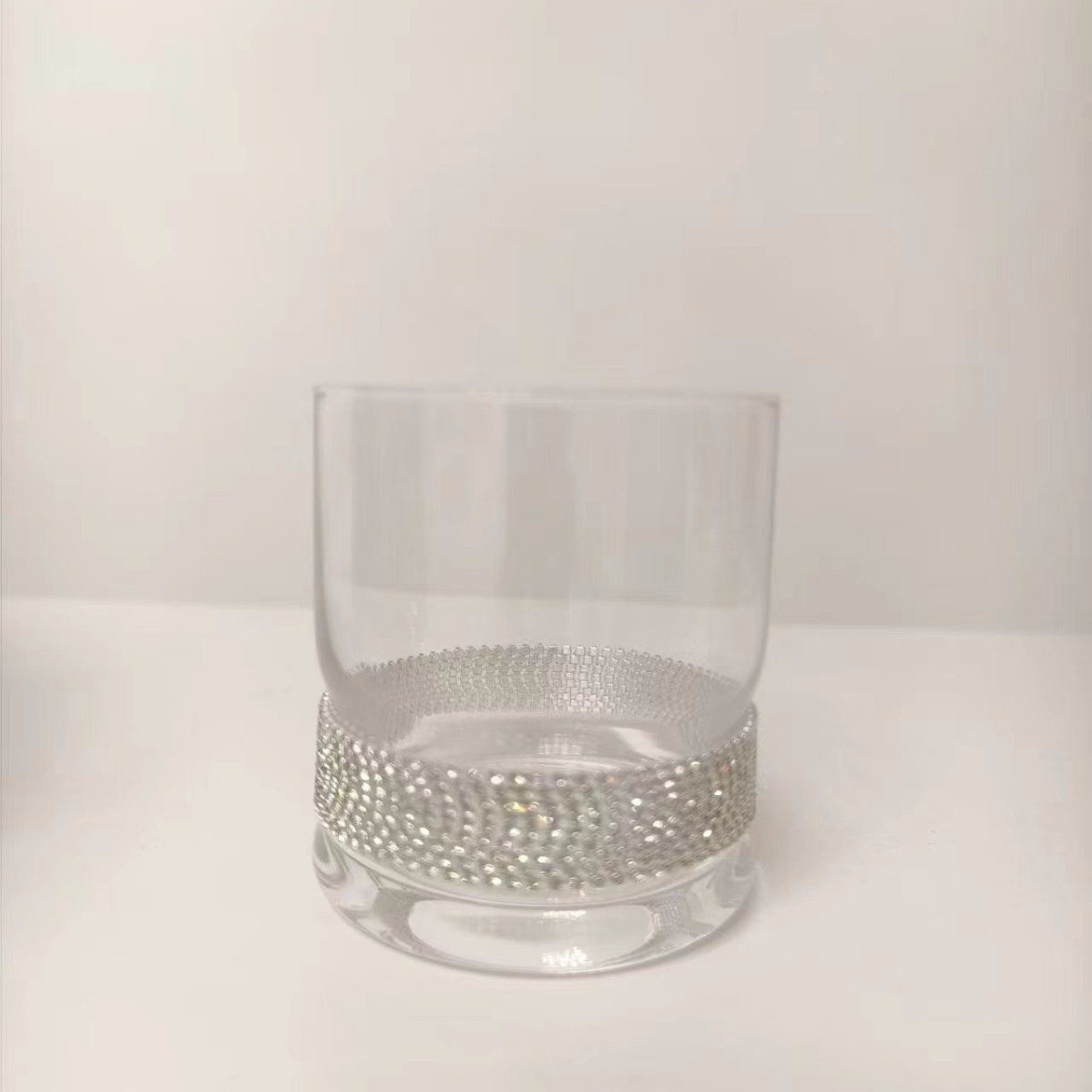 Transparente bajo (diamante plateado)