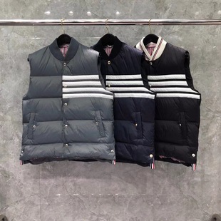 TB Tom autumn and winter New classic four-bar down jacket vest coat men and women with casual fashion comfortable vest