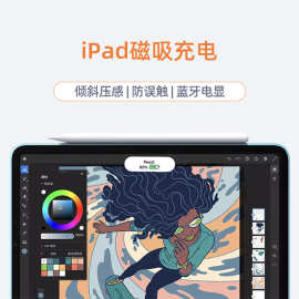 跨境ipadpencil电容笔适用于苹果平板防误触触控笔磁吸充电触屏笔