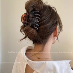 髪量が多いbi眼入 ~ シンプルなヘアピン女後頭部ヘアクリップ大高級感サメクリップ頭飾り