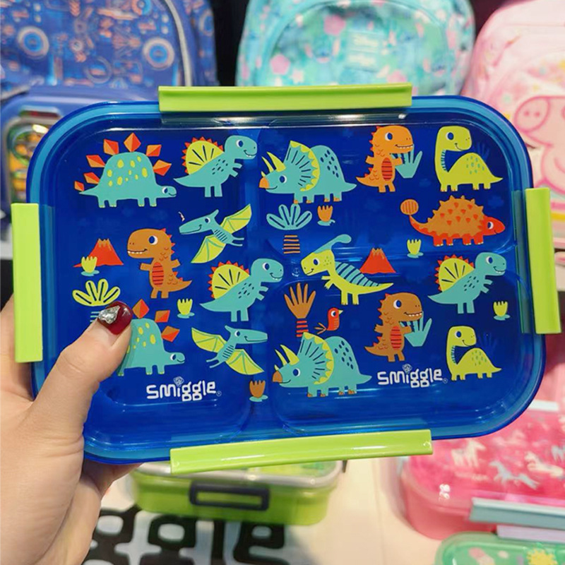 Fiambrera australiana smiggle para estudiantes de primaria y secundaria, lonchera de dibujos animados, lonchera de gran capacidad, caja de frutas para niños