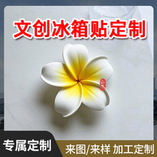 立体花卉冰箱贴海南鸡蛋花冰箱贴扶桑花冰箱贴特色文创纪念品定做