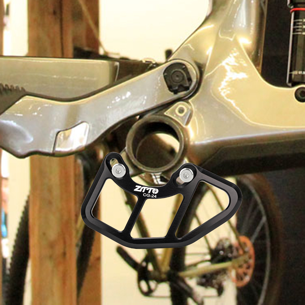 ZTTO guía de cadena de bicicleta de montaña placa protectora cadena de bicicleta anti-caída antideslizante placa de protección modificada de velocidad variable