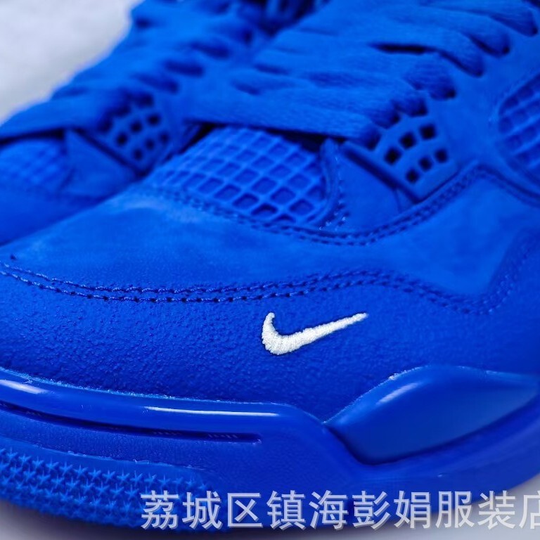 Overseas Top-Tier Original 1:1 Jordan Aj4 Air4 Brick-Layer Suede Basketball Shoes, Size 48.5, Foreign Trade Fv502