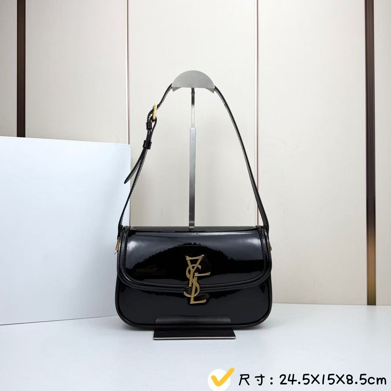 Genuine Leather Saddle Bag 2025 New Arrival Shoulder Underarm Baguette Bag Fashion Versatile Handbag Crossbody Small Square Bag For Women - Thumbnail 6