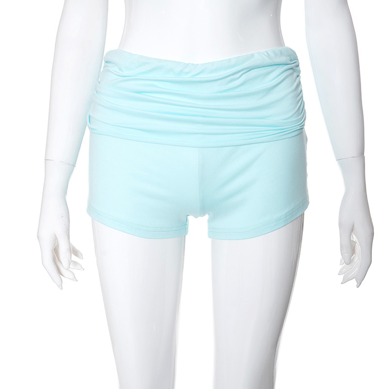 Täglich Frau Einfacher Stil Einfarbig Elasthan Polyester Shorts-Sets Shorts-Sets display picture 16