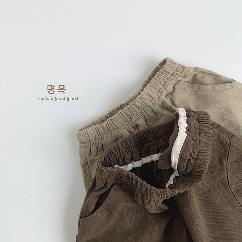 Pantalones Cargo Casuales para Niños de Algodón Suave para Primavera y Otoño image 5