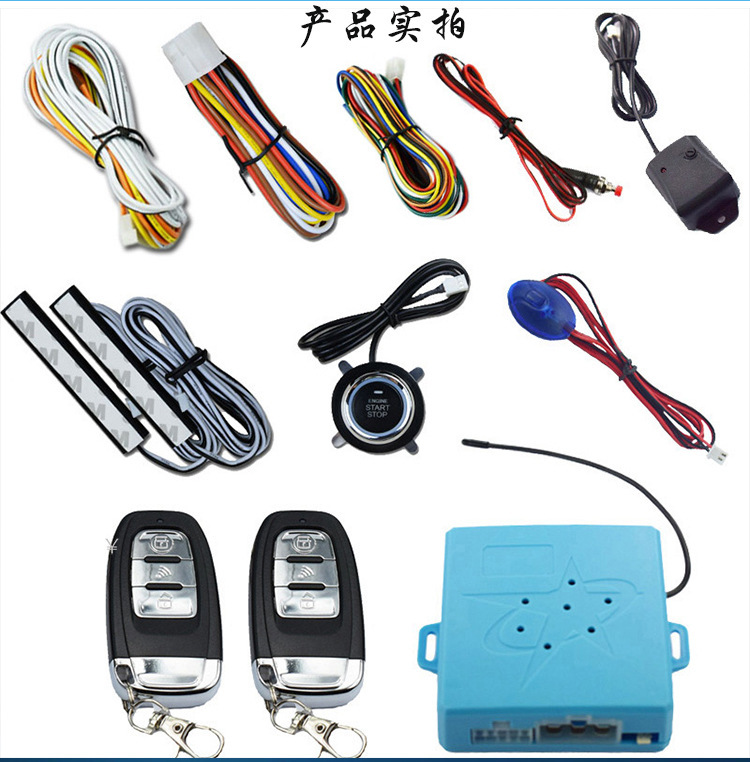 Model B Export Type: Car Keyless Entry + One-Button Start + Trunk + Vibration Alarm + Mobile Phone Control