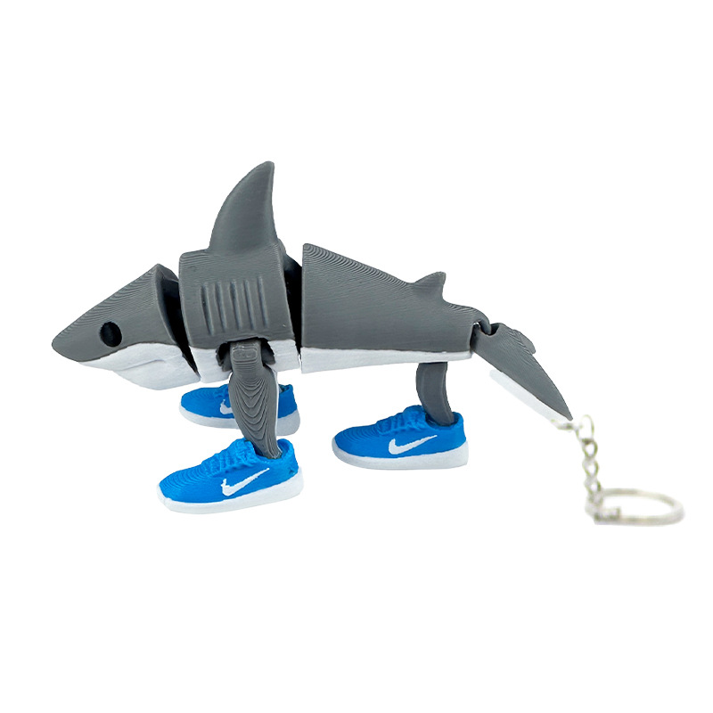 10CM 키체인 상어/나이키 로고 포함