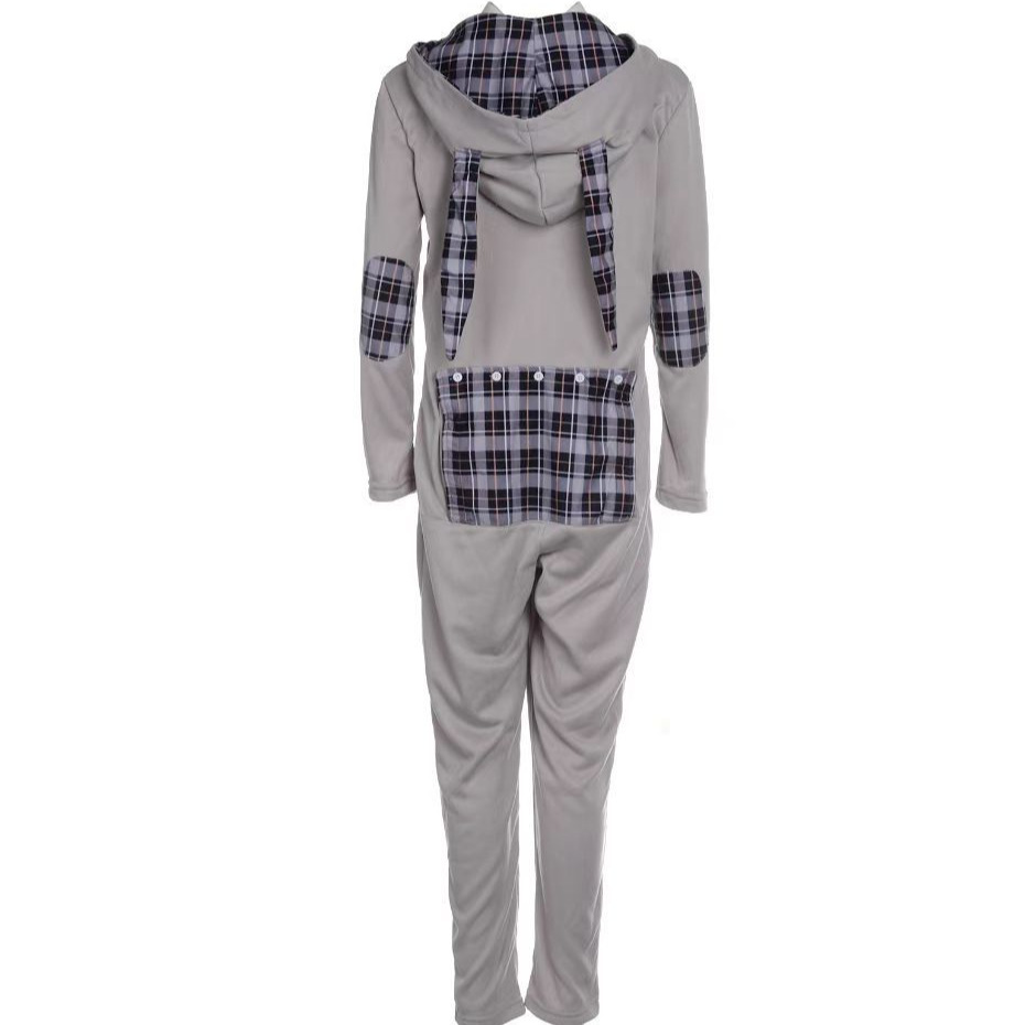 (2개) 국경 간 새로운 남성 대외 무역 바지 홈 섹시한 토끼 귀 기모 바지 남성복