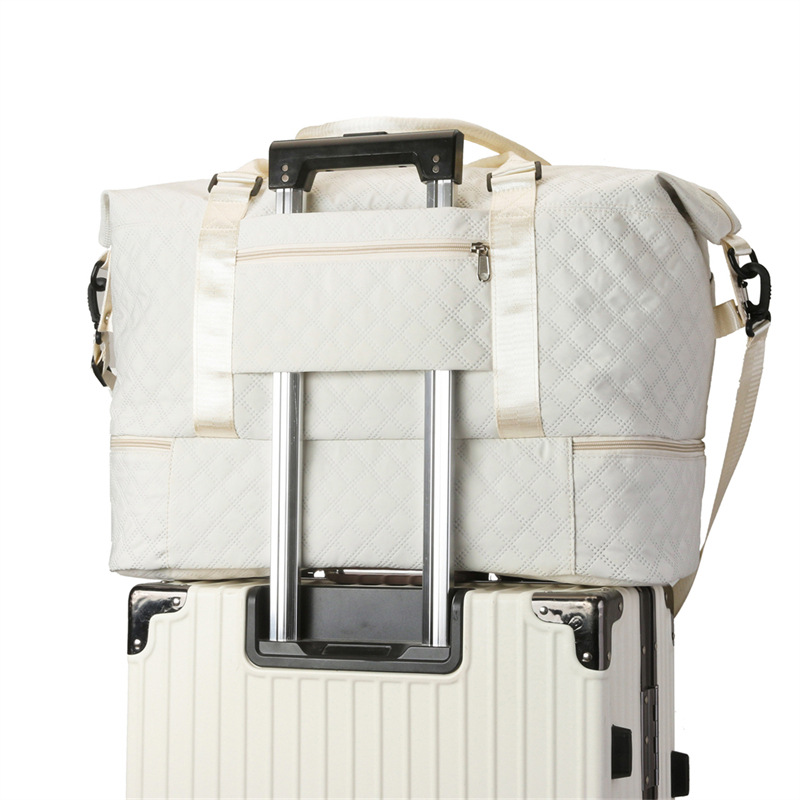 Bolsa de viaje coreana de gran capacidad bordada de diamante, bolsa de espera, bolsa de almacenamiento de hombro, bolsa de yoga para niños y madres.