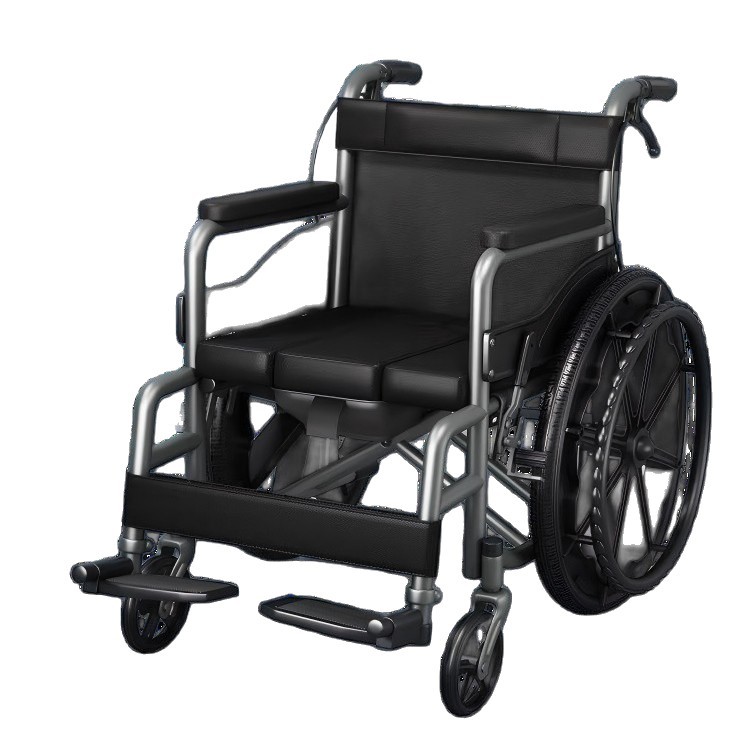 silla de ruedas plegable médica doméstica con diseño para enfermería especial para ancianos paralizados