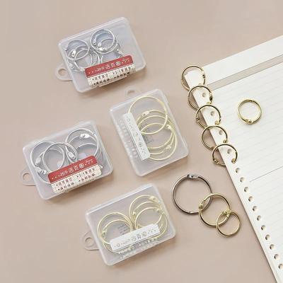 Metal Loose leaf ring Random Binding Circle diy album Hoop binding Loose-leaf paper The clip Punch holes circle