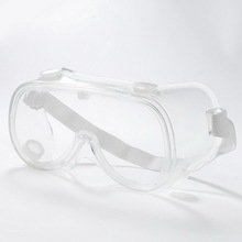 防护眼镜四孔护目透明多功能防护防细菌飞尘唾沫飞溅风沙冲击眼镜