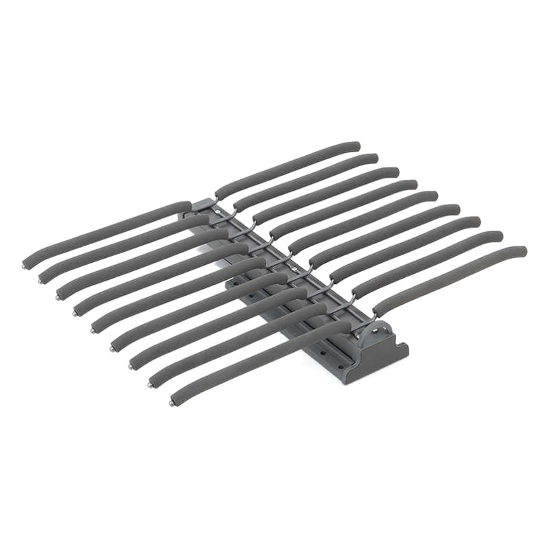 Persa bebé guardarropa doble fila pantalones rack de hardware del hogar armario retráctil de amortiguación de almacenamiento pantalones clip de los pantalones superiores del cajón