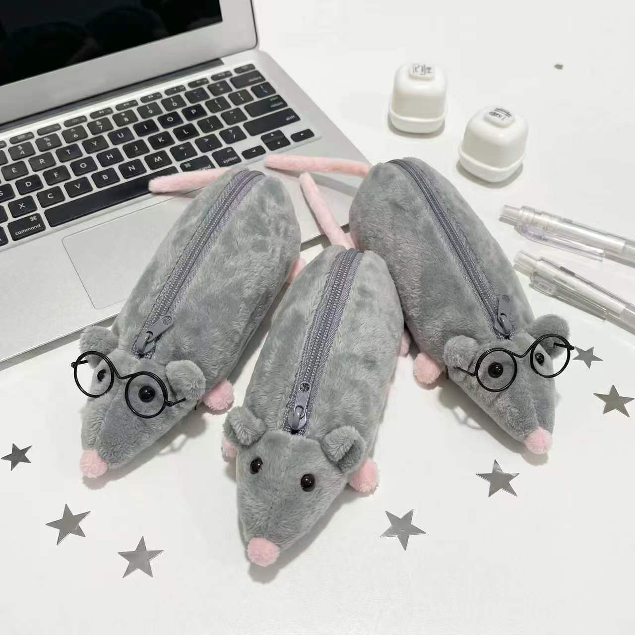 Cute plush pencil case