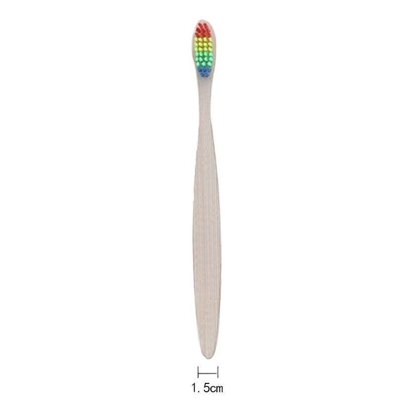 Paper Bag Bamboo Toothbrush Degradable Environmentally Friendly Paper Bag Adult Bamboo Toothbrush Factory Shipping Free Shipping