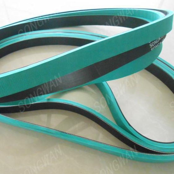 供应8mm厚糊盒机绿胶带 机头进纸皮带 进纸高耐磨橡胶皮带 喂料带