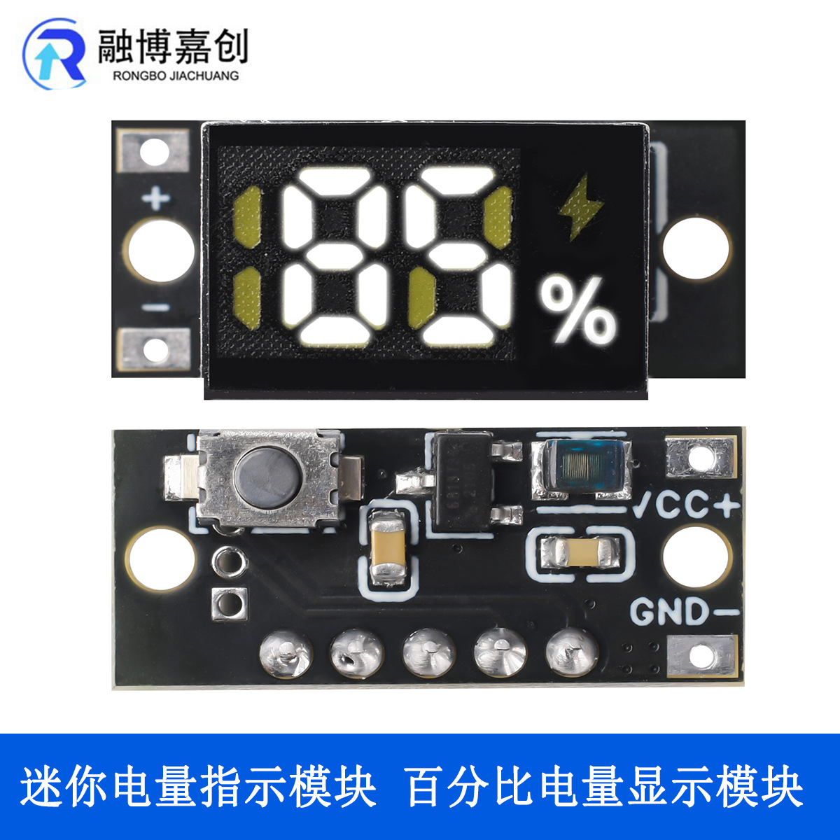 Mini Battery Indicator Module, Universal For Dry Batteries, Percentage...