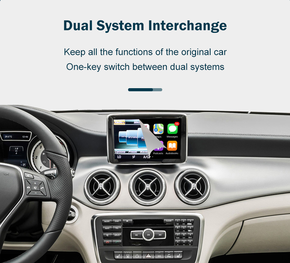 Road Top Wireless Apple CarPlay Suitable for Mercedes-benz NTG5.0 Decoder Module Decoder Box