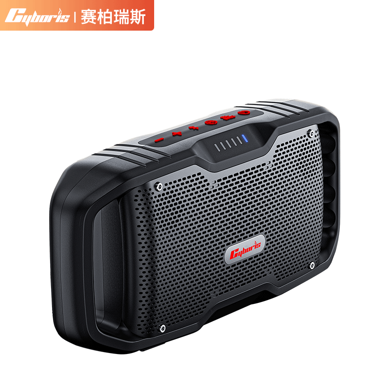 Cyboris 120W four speakers cool high power Bluetooth 5.3 Speaker CSB portable card heavy subwoofer