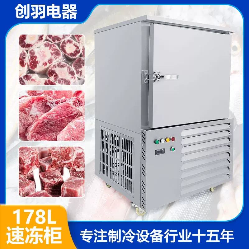 速冻食品伽工设备新鲜海鲜液氮速冻柜商用水饺包子速冻设备