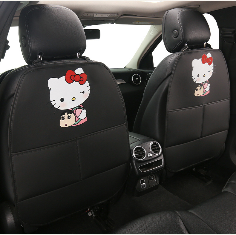 Car Seat Back Anti-Kick Pad, Children's Cartoon Protective Pad, Anti-Dirt Protective Pad for Car Interior, Rear Seat Anti-Kick and Anti-Wear Pad