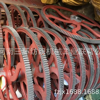 176T齿轮  道夫大牙轮1071-1208N郑州清梳联纺织机械配件