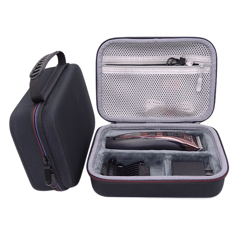 En stock podadoras de pelo tijeras de Peluquería caja de almacenamiento bolsa de almacenamiento de máquina de afeitar eléctrica EVA accesorios portátiles cubierta protectora image 1