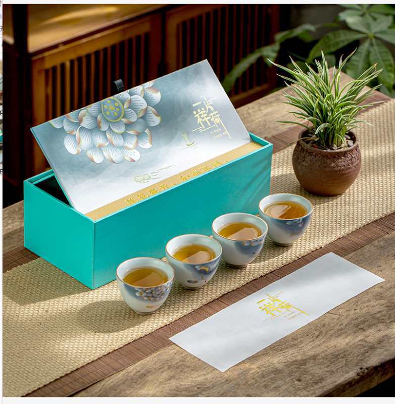 Horno de estilo japonés taza de té cerámica Kung Fu juego de té taza única taza maestra taza personal 4 taza de regalo logotipo personalización