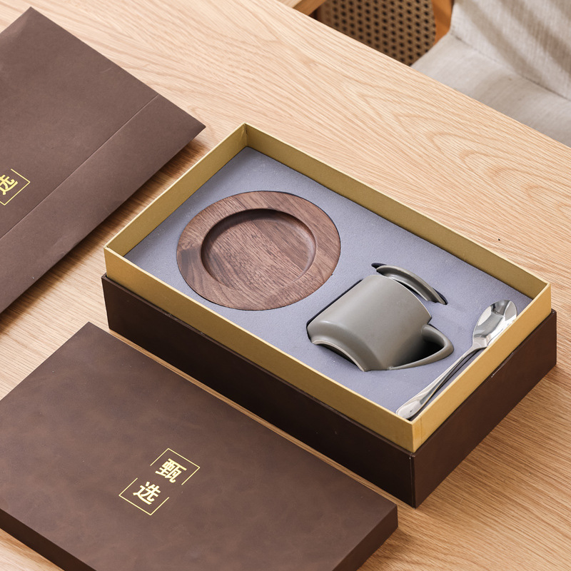 Taza de cerámica original Taza de café Taza de marca Taza de agua creativa Taza de agua con taza de nuez con taza de cocina