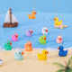 Colorful yellow duck DIY Moss landscape decoration hanging accessories desktop mini micro landscape miniature small ornaments