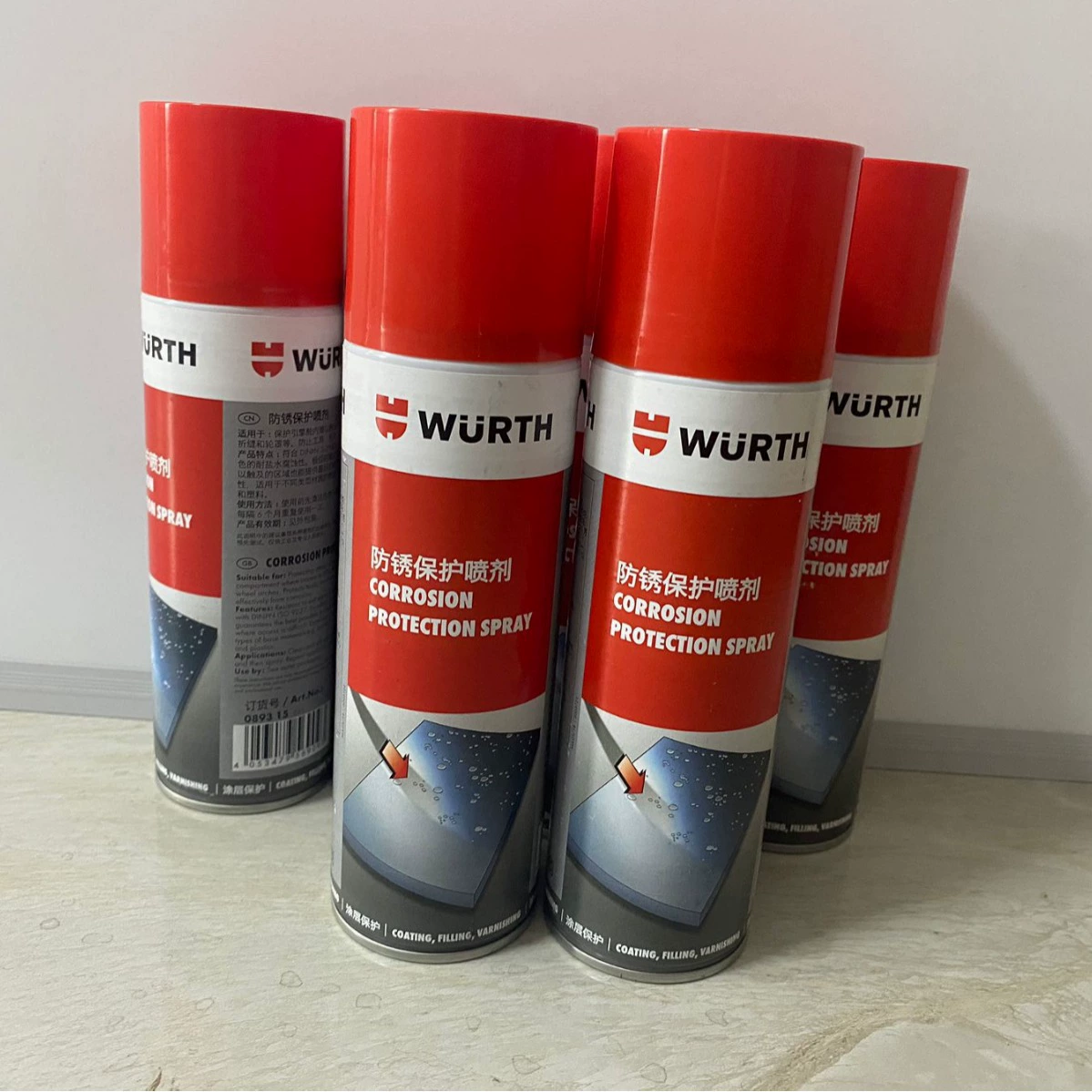 немецкий антикоррозийный спрей WURTH Walt 89315, антикоррозийный спрей - 300 мл 089315