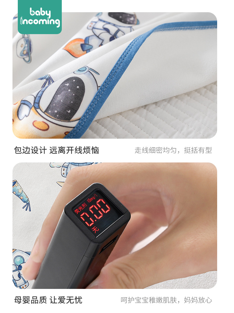 Newborn baby diaper pad cute cartoon baby waterproof breathable washable menstruation pad physiological period bed cushion 5