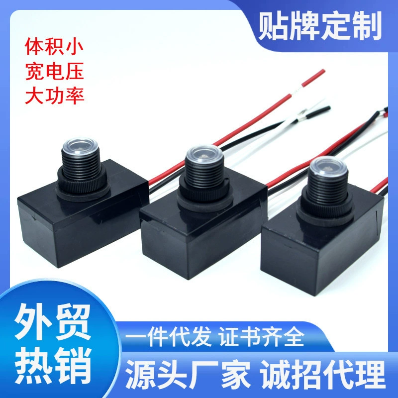 Внешняя торговля горячая продажа 120V-227V светоуправляемый индукционный переключатель водонепроницаемый и дождевой встроенный уличный свет небольшой датчик 3