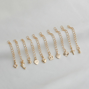 14K����ɫ����ˮ��β� �ʹ����~�ݵ����{�����L� diy�ֹ����
