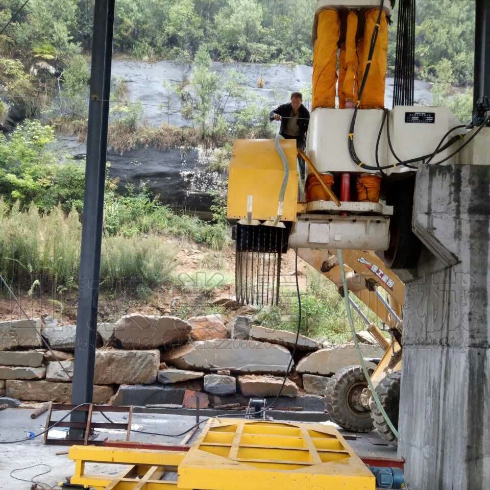 高效板材多片切割机  液压锯石机 HQY-1800多片切割机   一键操作