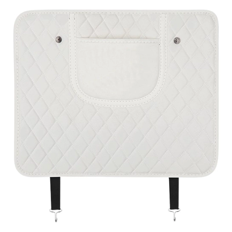 Защитная накладка на спинку автомобильного сиденья, белая, для заднего сиденья, универсальная, для всех сезонов, защита от ударов ногами, противоскользящая модель