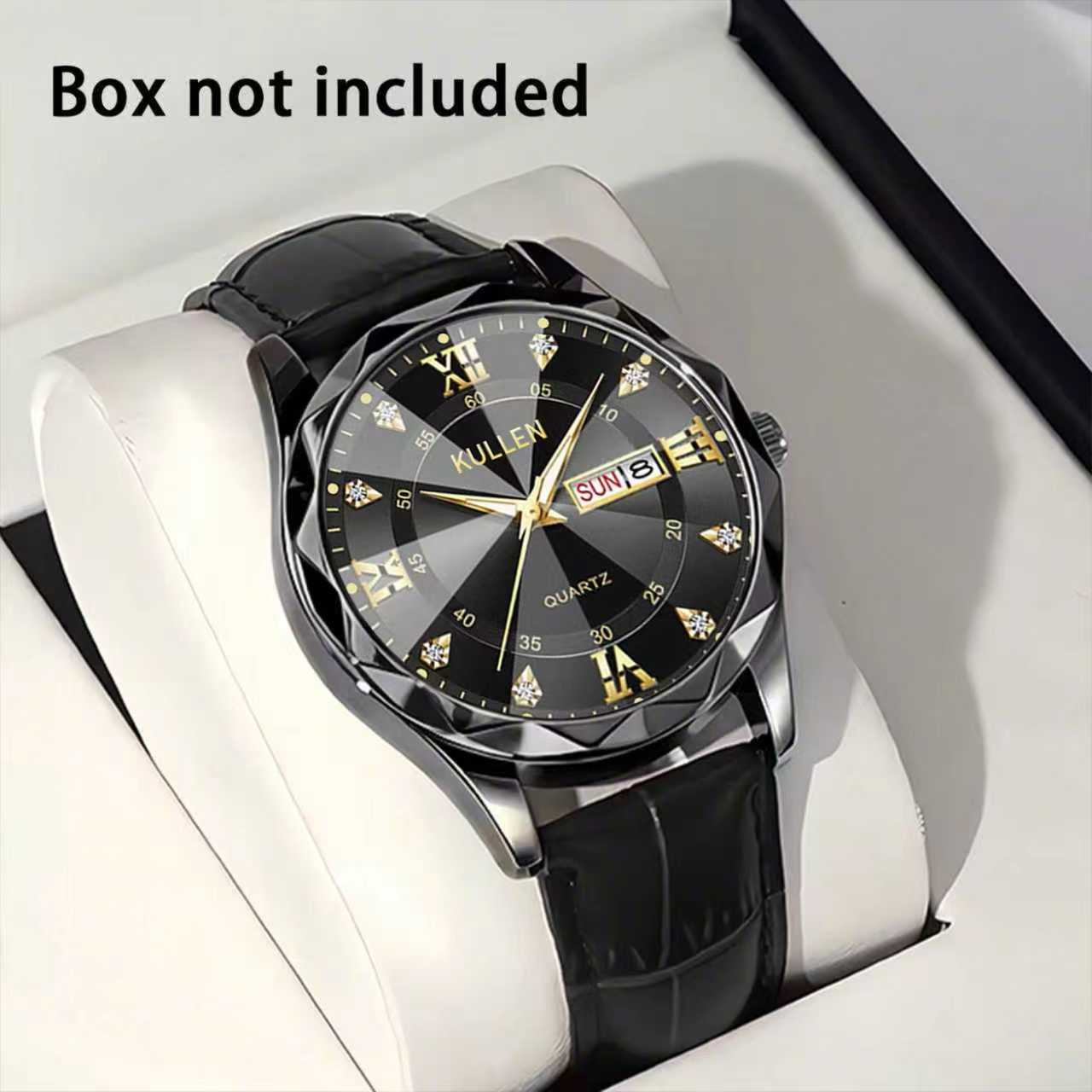 Marca suiza ultra delgada impermeable comercial calendario de relojes de hombre relojes de cuarzo fabricantes de comercio exterior en vivo un agente