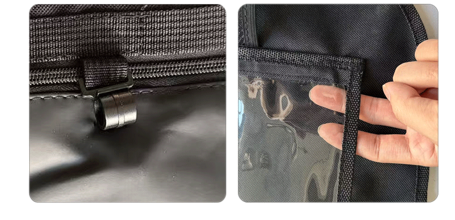 Car Seat Back Anti-Kick Pad Storage Bag Car Seat Back Protector Child Safety Seat Protective Pad Universal