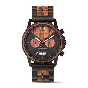 DODO DEER�S��ֱ�N��ʿľ�|�ֱ��羳���N����wooden watch����
