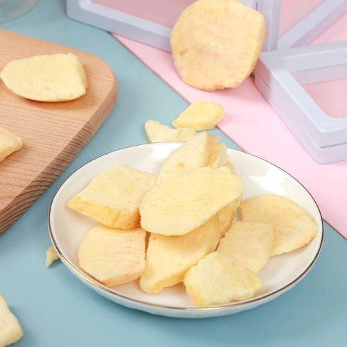 Dried Apple Slices Manufacturer Bulk Wholesale Peeled Freeze-Dried Fruit Baby Snacks Apple Crisps