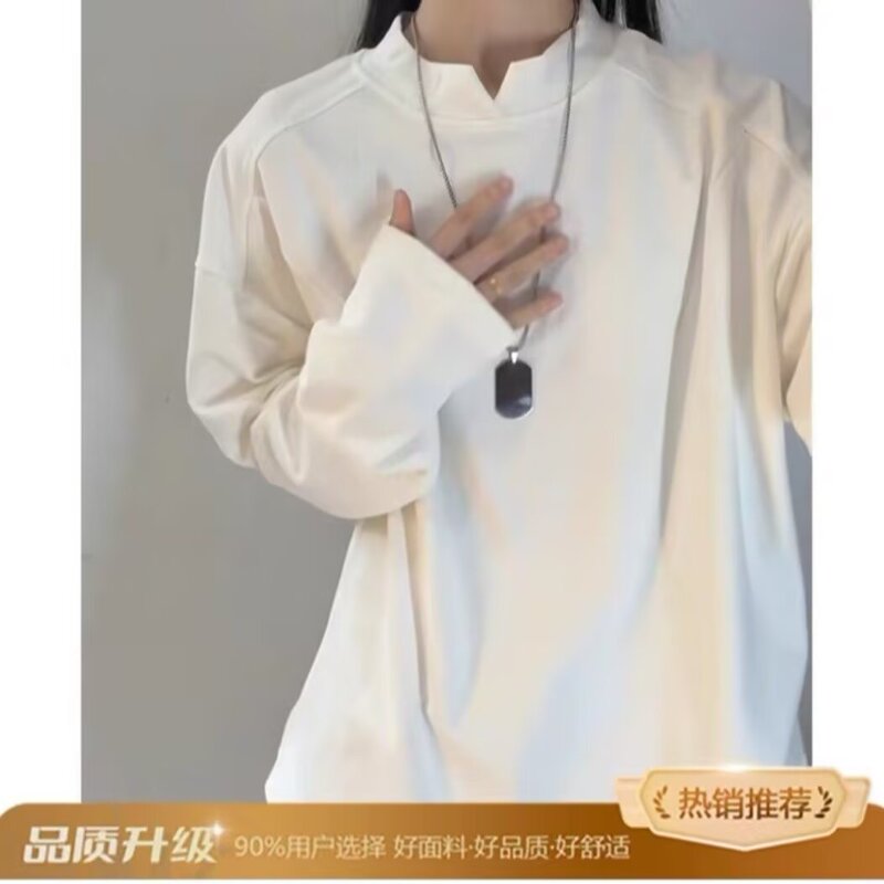 2025 Autumn and Winter German Velvet Half-Turtleneck Base Layer Shirt for Men and Women, Suitable for Layering with Long-Sleeve T-Shirts and Shark Pants