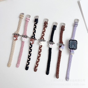 Suitable for Applewatch Apple S10 Watch Strap Woven Elastic Cartoon Apple Watch Strap Iwatch987 Generation